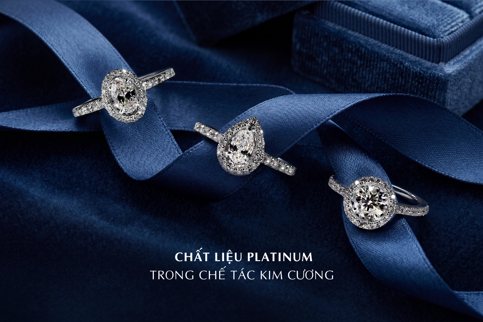 Chất liệu platinum trong chế tác kim cương. Tại sao Platinum đáp ứng tiêu chuẩn khắt khe cho các thiết kế kim cương Mary Le.