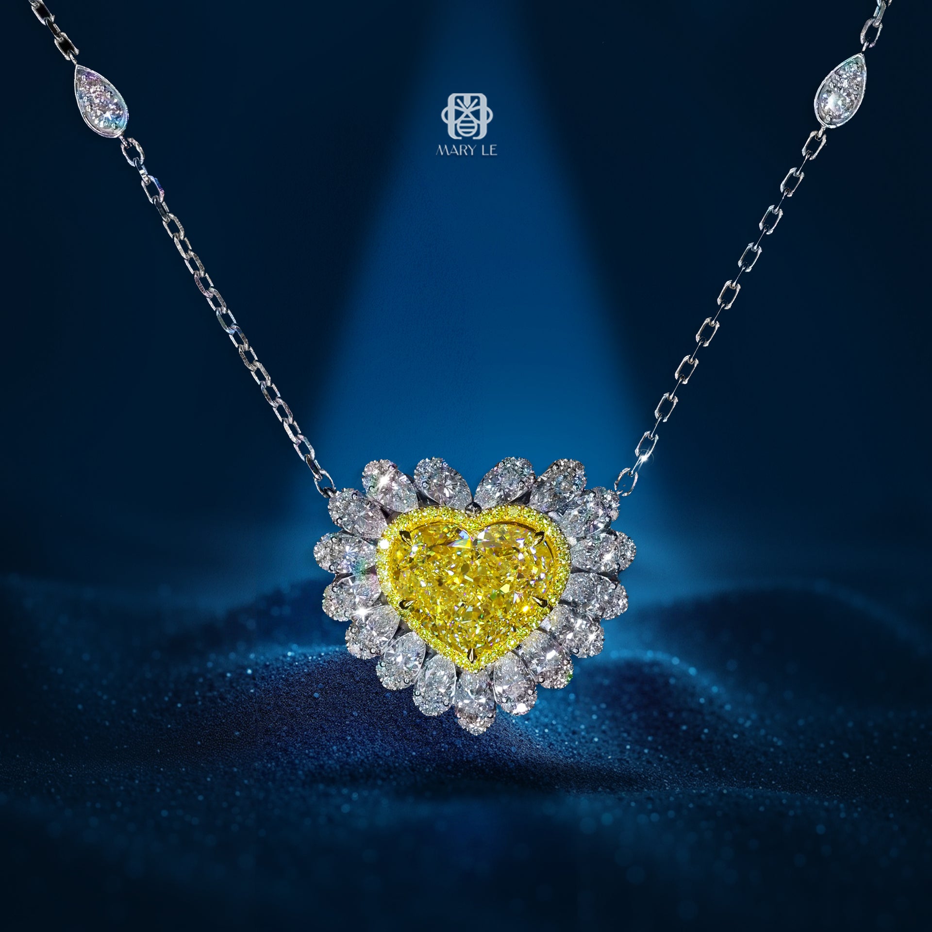 Heart & Soul Diamond Necklace I M343