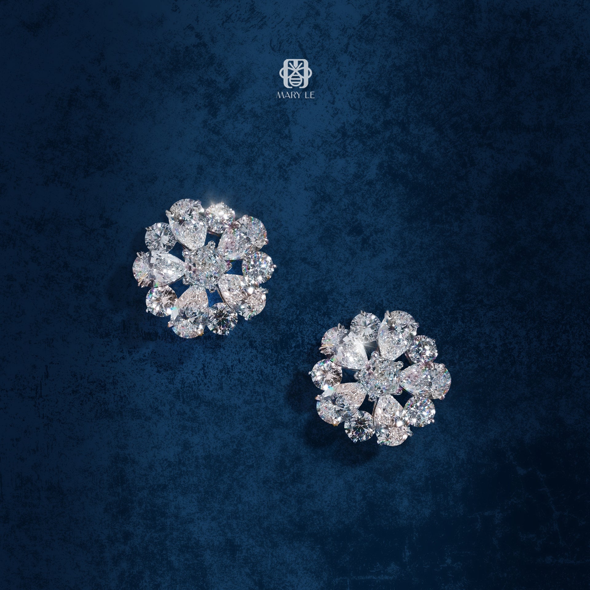 Jasmine Diamond Earrings | M536