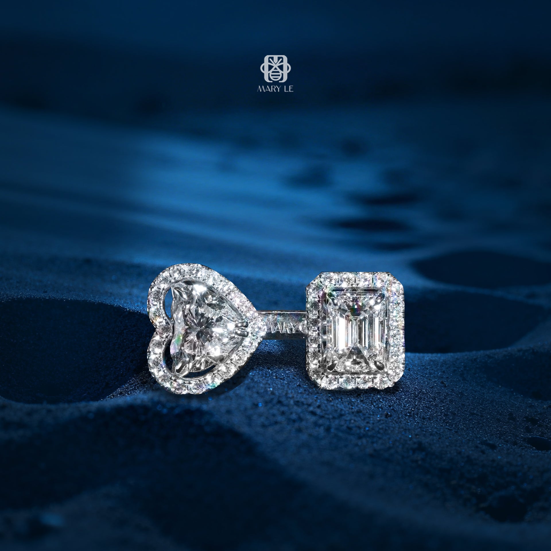 Vintage Soulmates Diamond Ring I M492