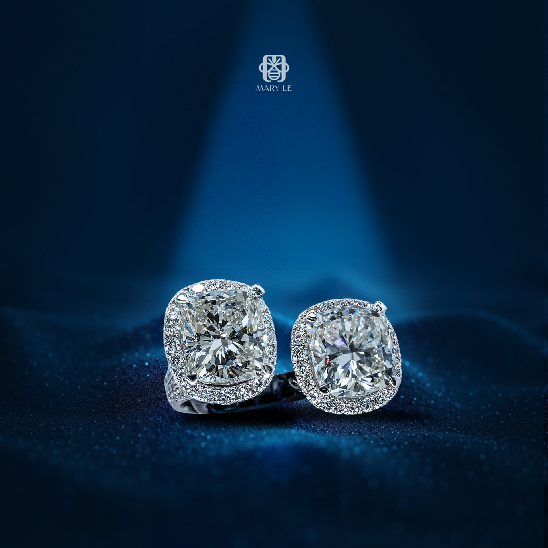 Classic Mary Le Double Diamond Ring | M472