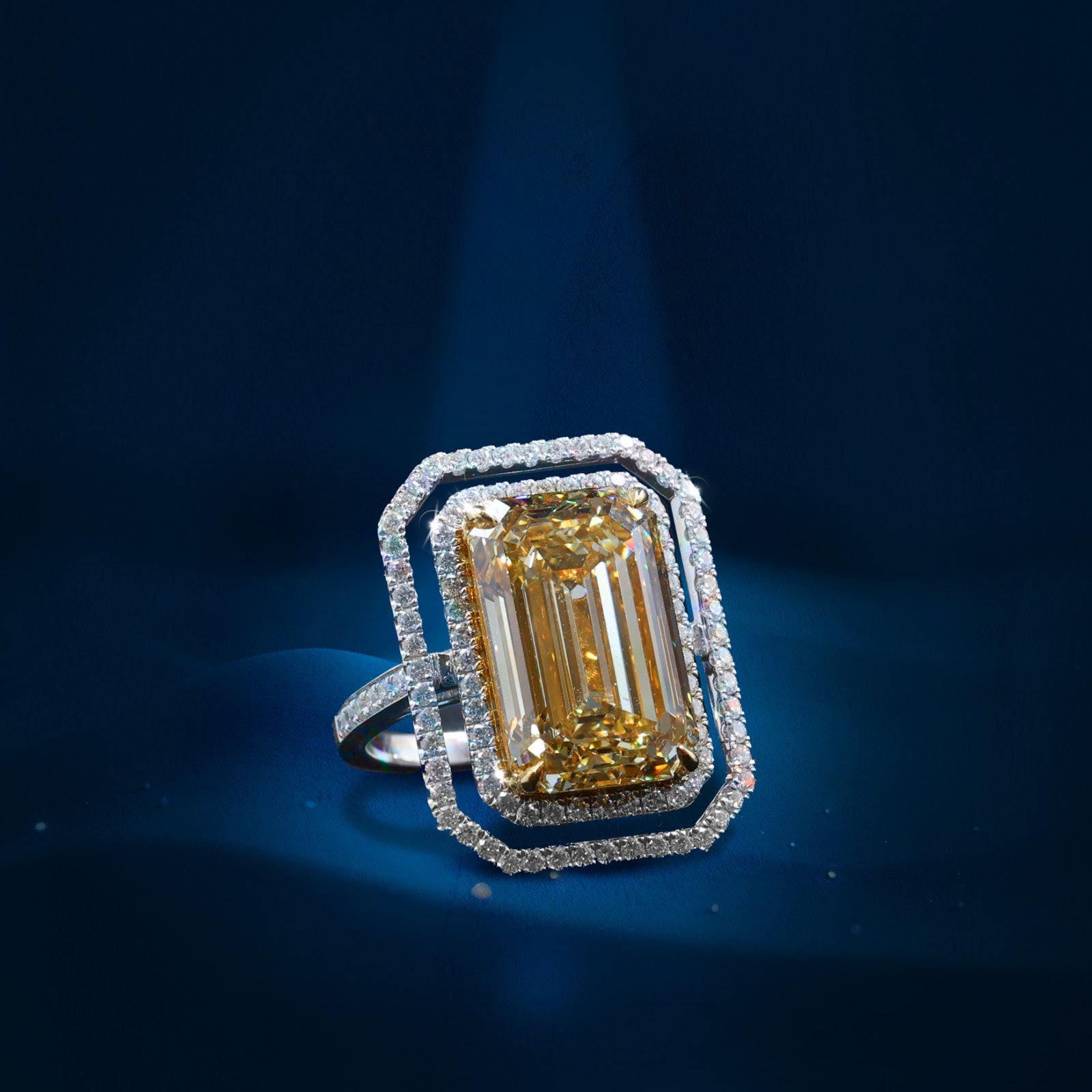 Art Deco Emerald Ring I M235