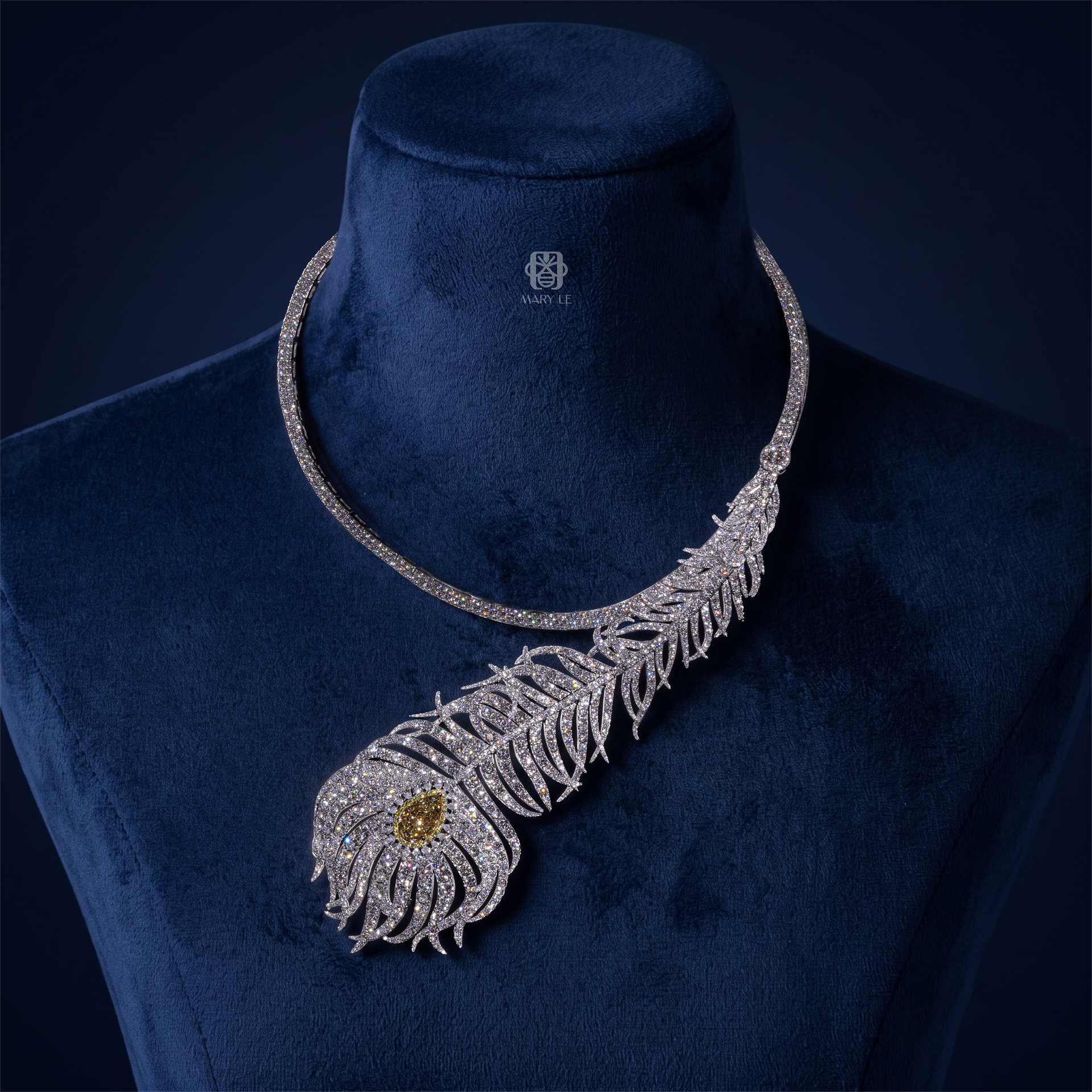 Dancing Feather Necklace | M236