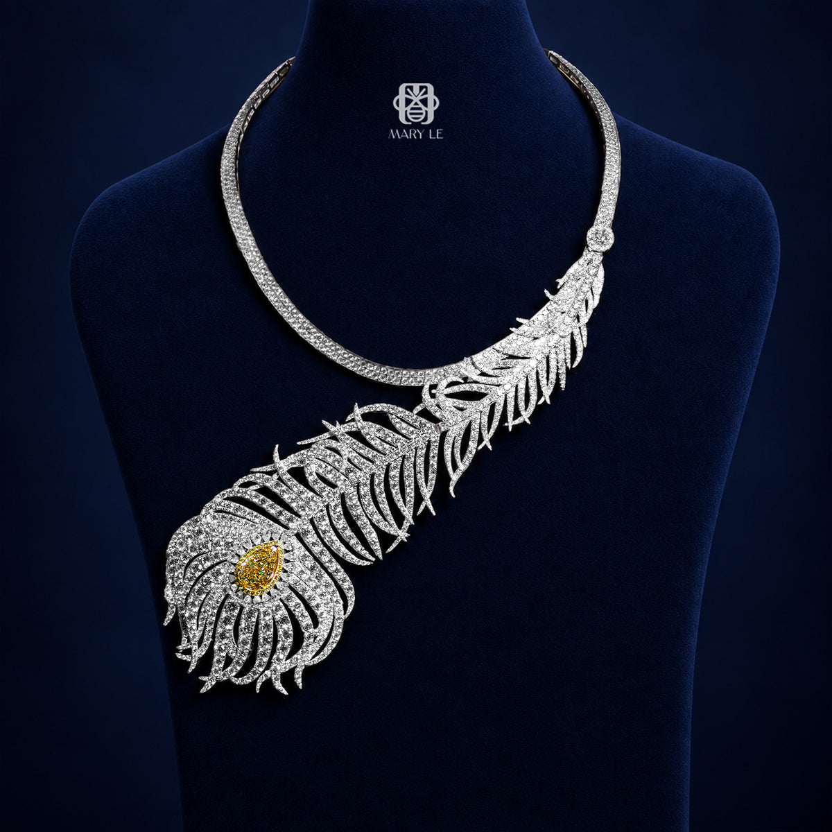 Dancing Feather Necklace | M236
