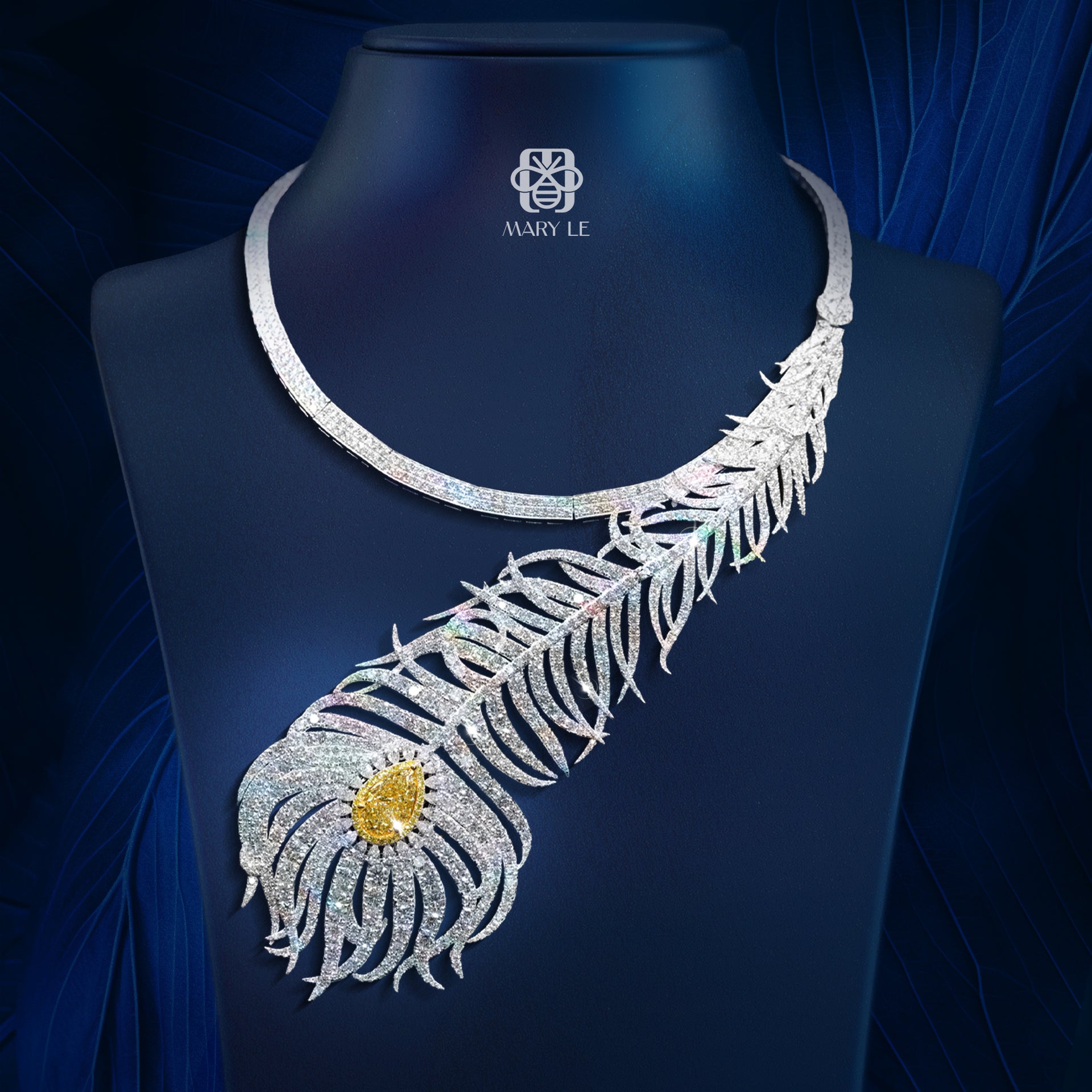 Dancing Feather Necklace | M236
