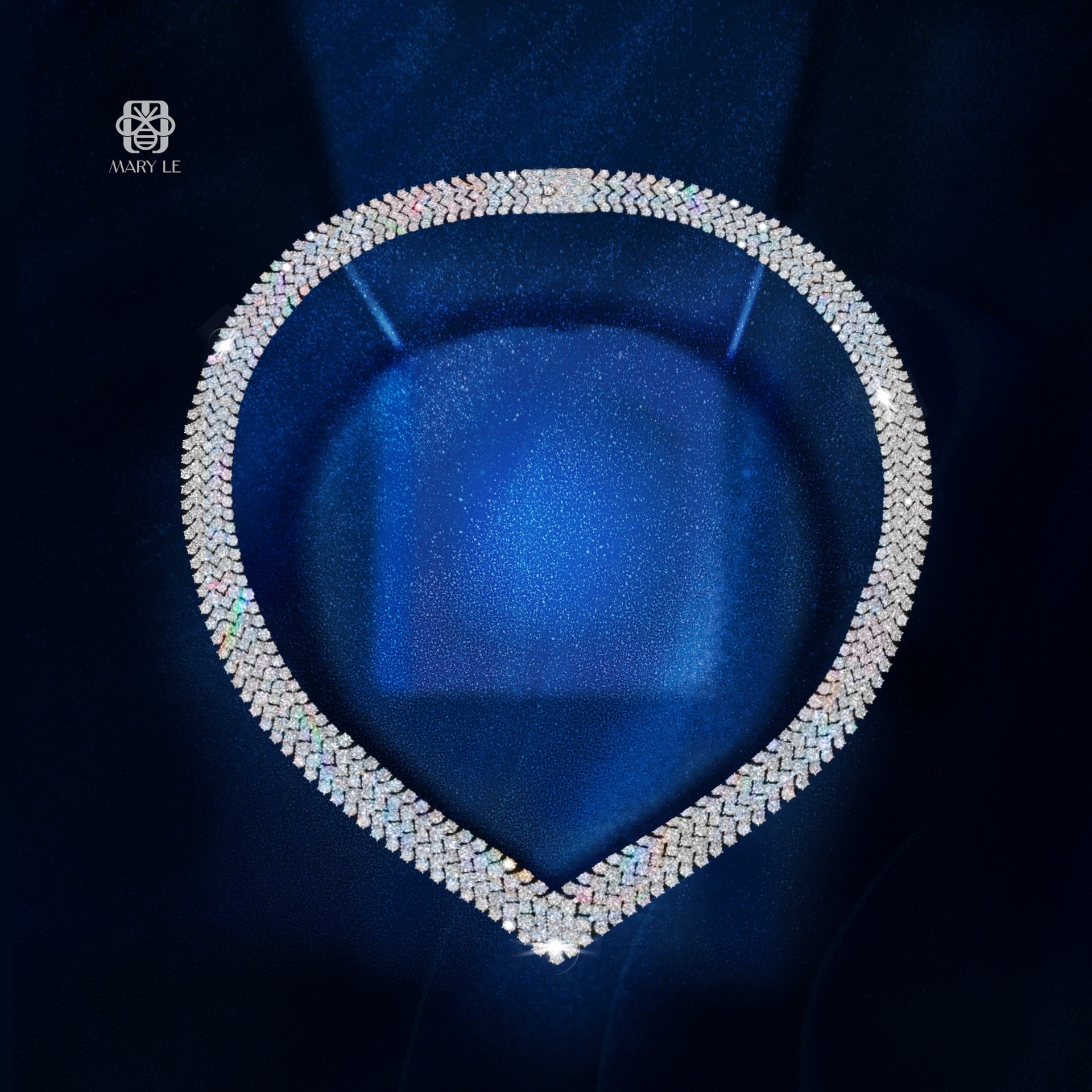 Art Deco Diamond Necklace | M241
