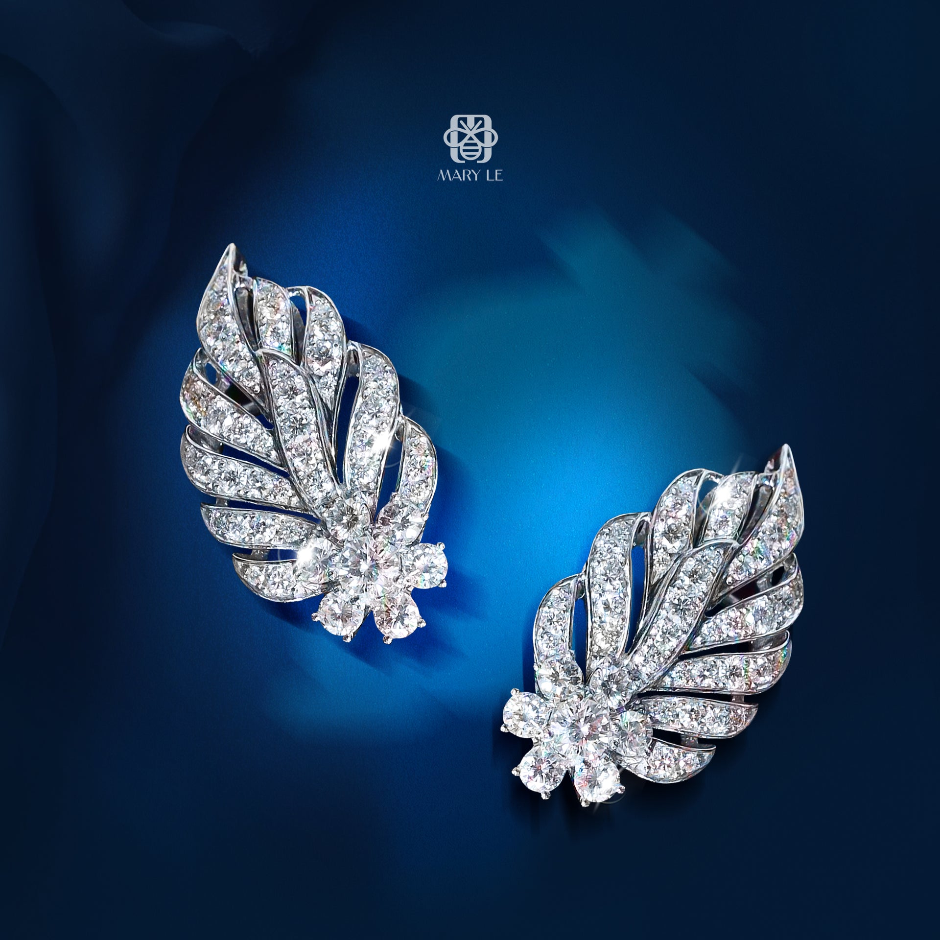 Celestial Garden Diamond Earrings | M263