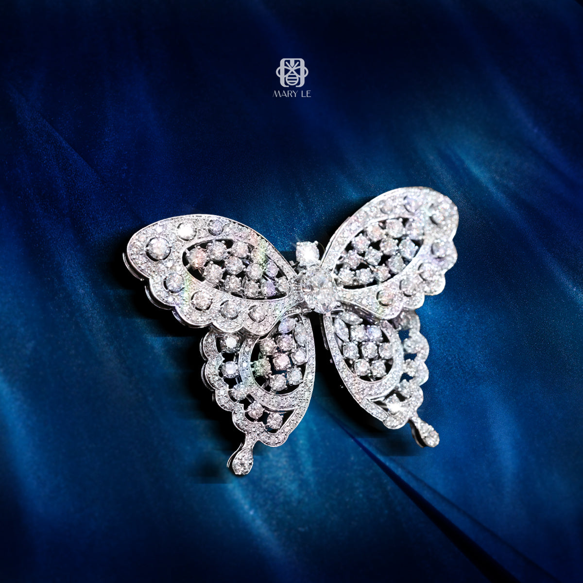 Celestial Garden Diamond Brooch/Pendant | M276