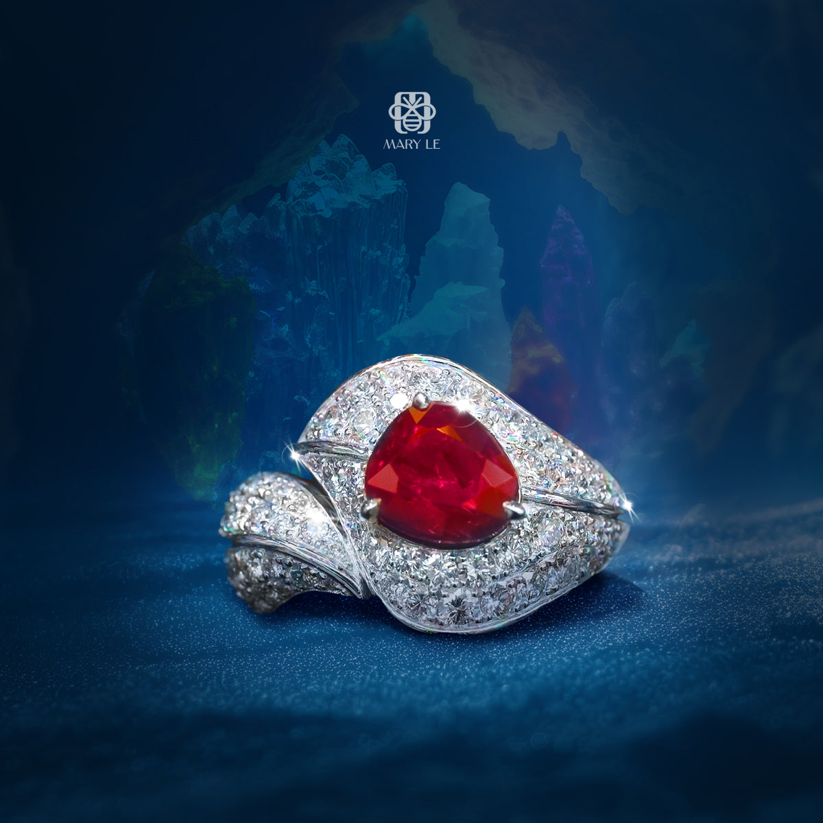 Ruby and Diamond Ring | M298
