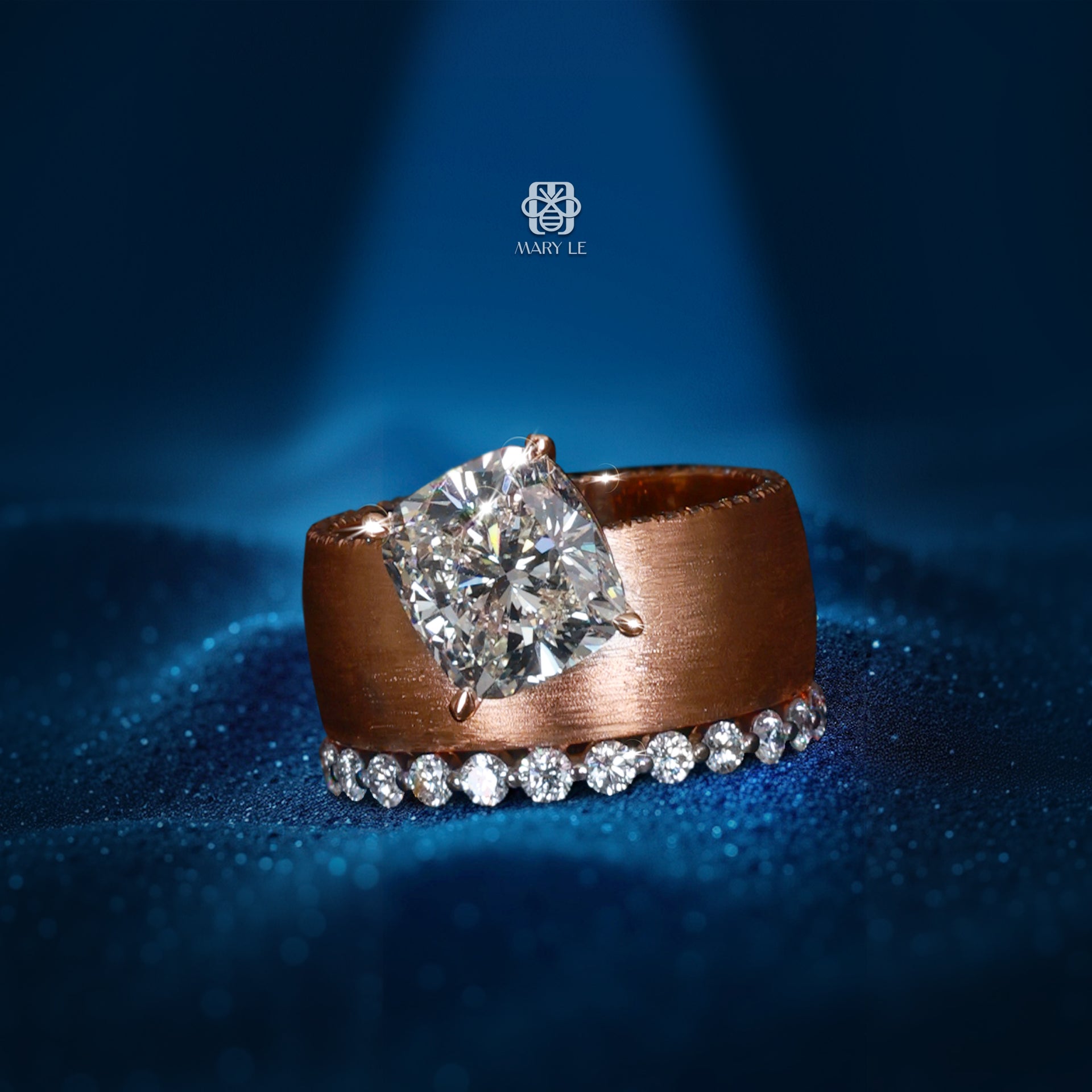 Classic Mary Le Cushion Diamond Ring | M351