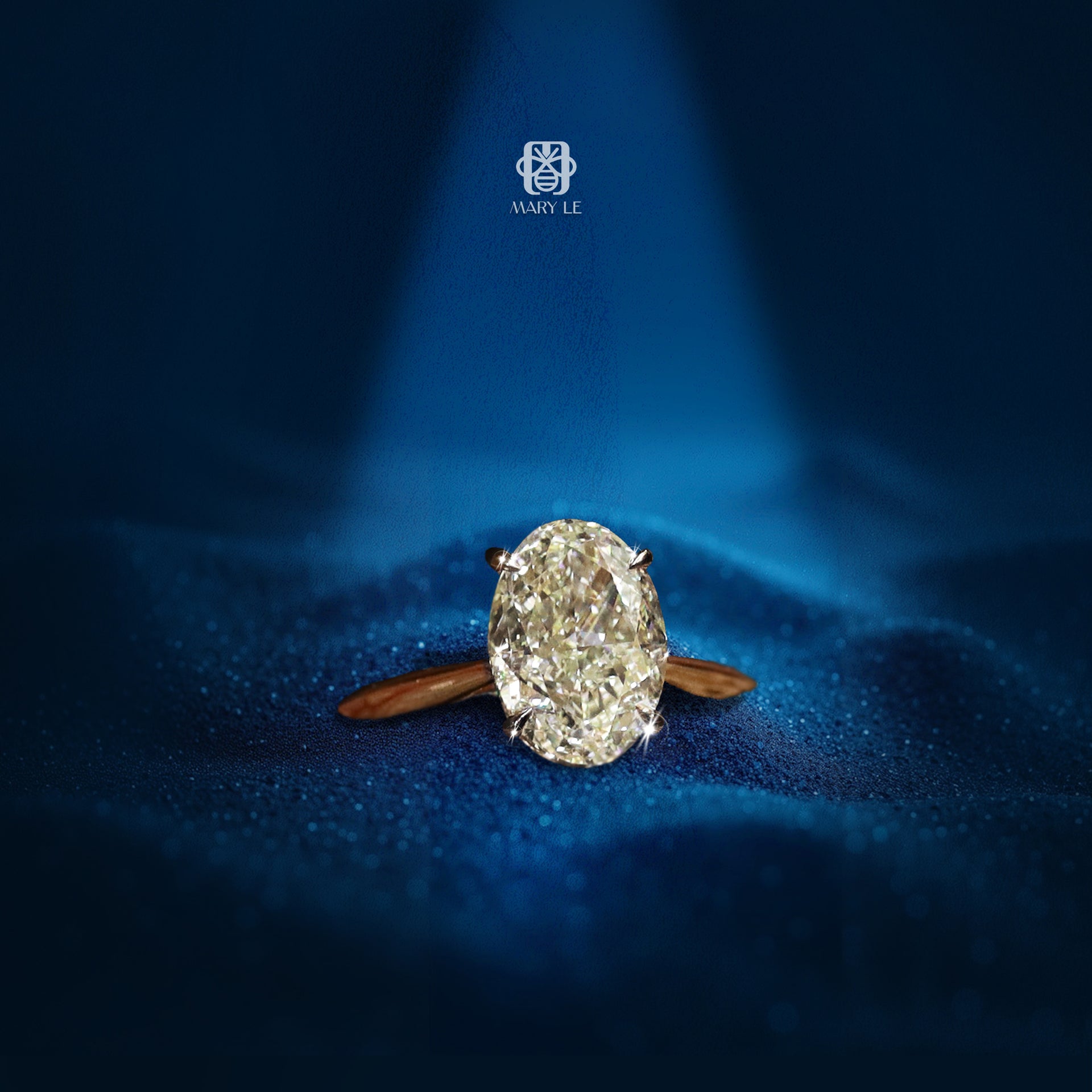Classic Mary Le Oval Diamond Ring | M430