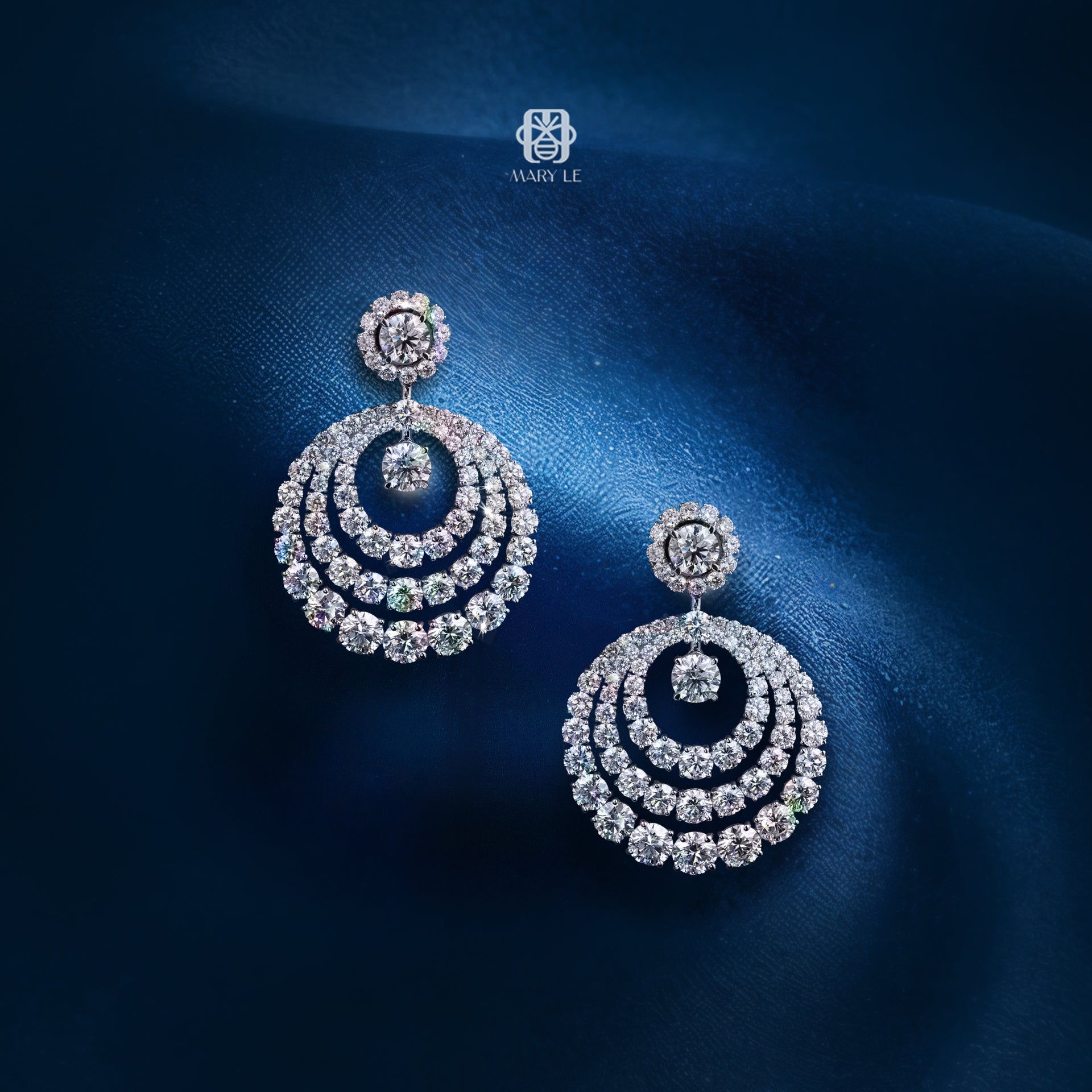 Art Deco Diamond Earrings | M443
