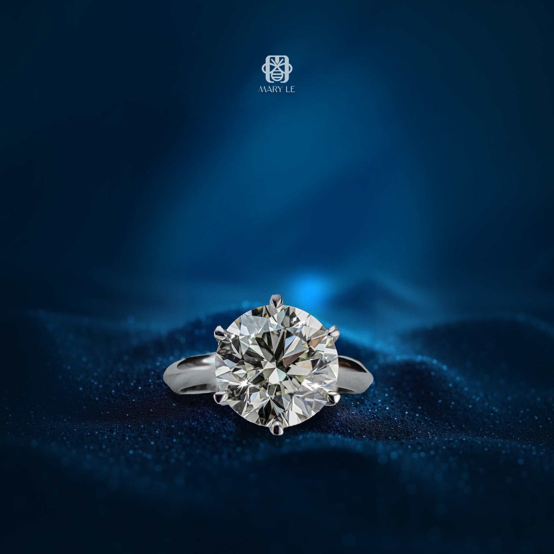 Classic Mary Le Round Diamond Ring I M471